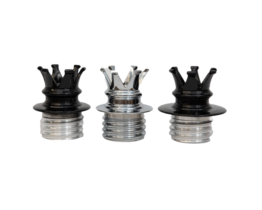 Curly's Crown Gas Caps – Insane Asylum Motorsports