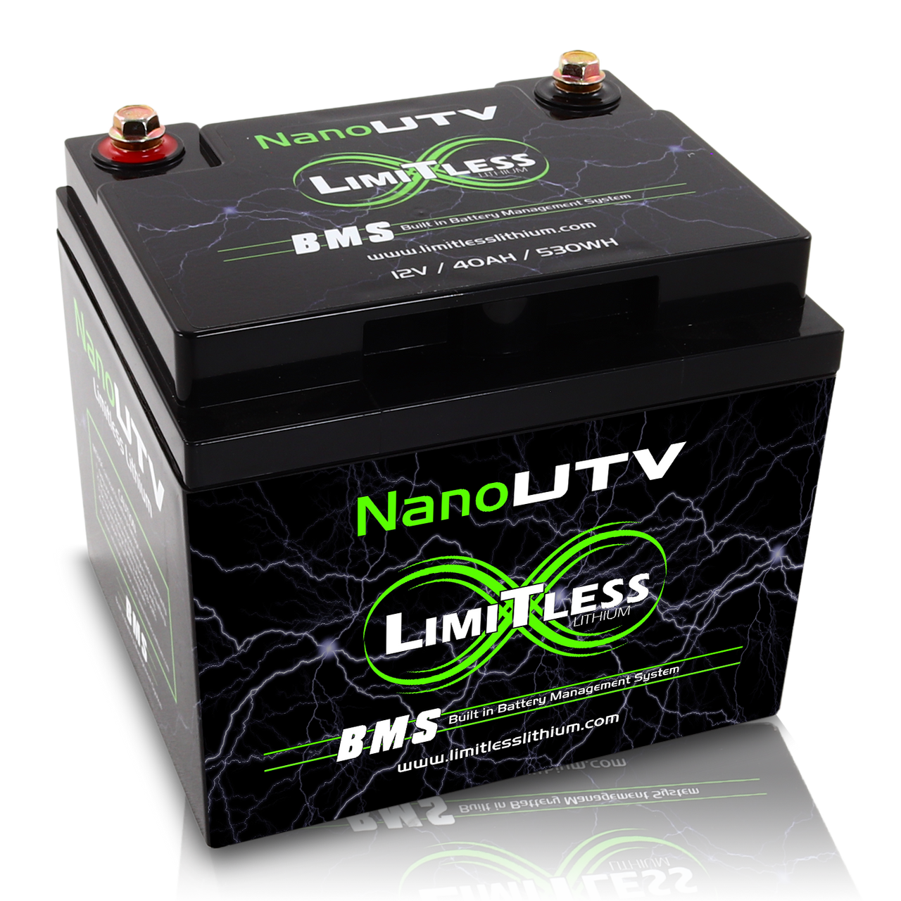 LIMITLESS LITHIUM Nano UTV / Power sports Battery Insane Asylum