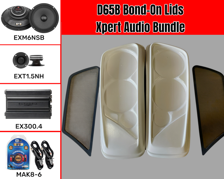 D65B Bond On Lids Xpert Audio Bundle – Insane Asylum Motorsports