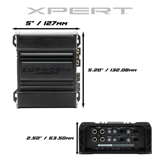 Xpert EX100.4 : 4 Channel Full Range Class D Amplifier – Insane