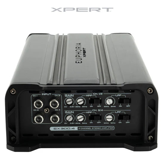 XPERT EX300.4 4-Channel Class D amplifier – Insane Asylum Motorsports