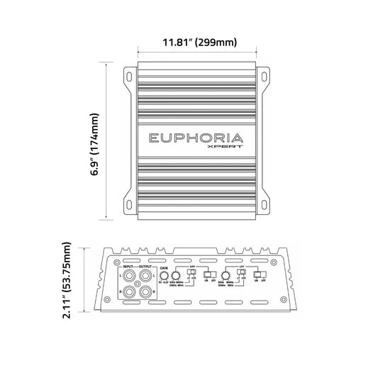 Xpert EX8.4: 4 Channel Full Range Class D Amplifier – Insane