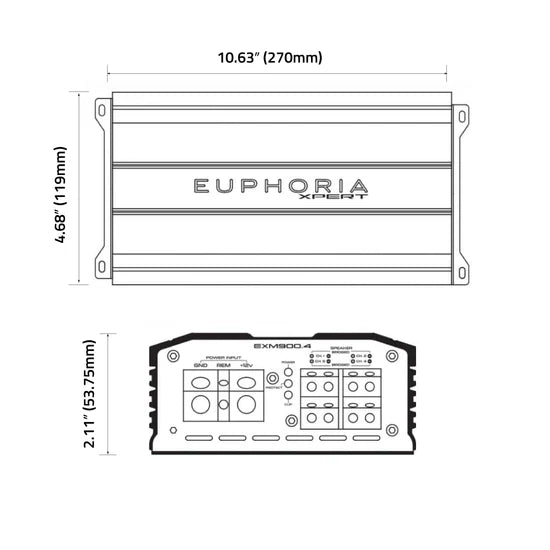Xpert EXM2000.1 : Mono Class D Mini Amplifier – Insane Asylum