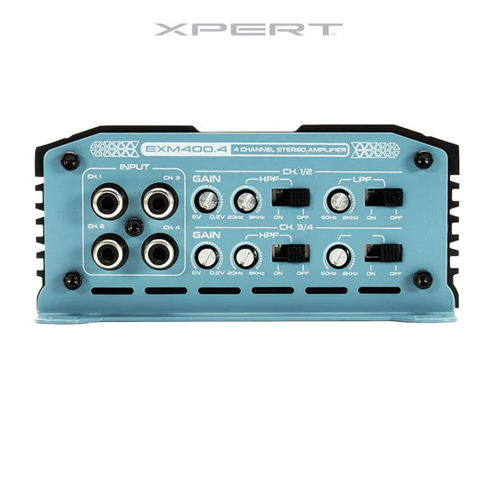 Xpert EXM400.4 : 4-Channel Class D Mini Amplifier – Insane Asylum