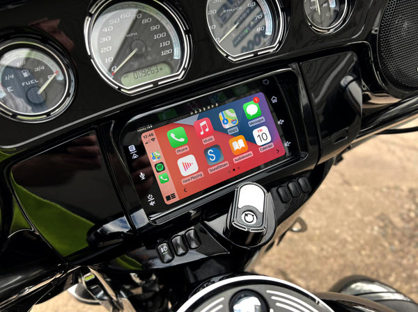 Motorcycle Audio by Precision Power HDHU.14 Head unit with handlebar control module