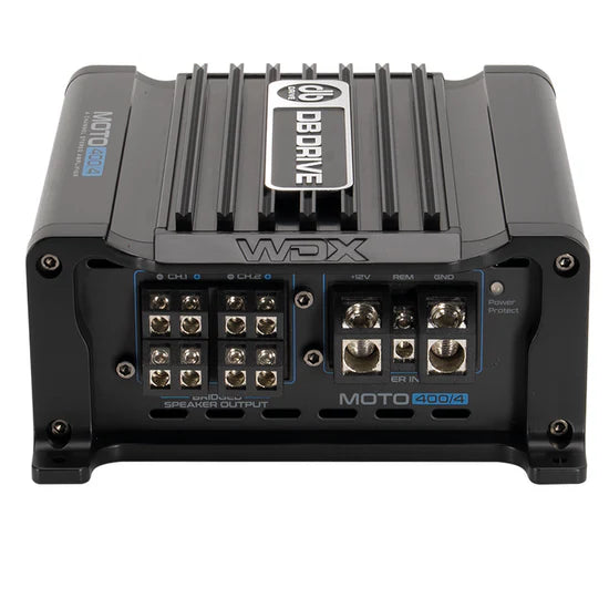 DB Drive MOTO400/4 : WDX MOTO 4-Channel Class D Amplifier – Insane