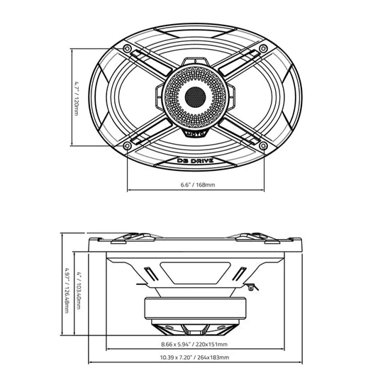 DB Drive WDX69MOTO-CD: 6X9 DB Drive WDX69MOTO-CD: 6X9