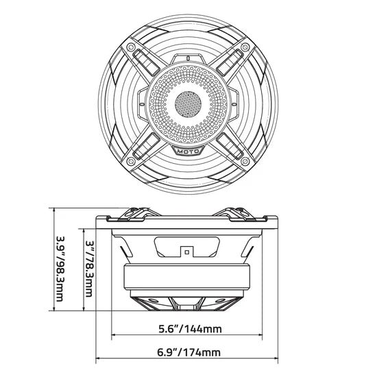 DB Drive WDX6MOTO-CD 6.5 DB Drive WDX6MOTO-CD 6.5