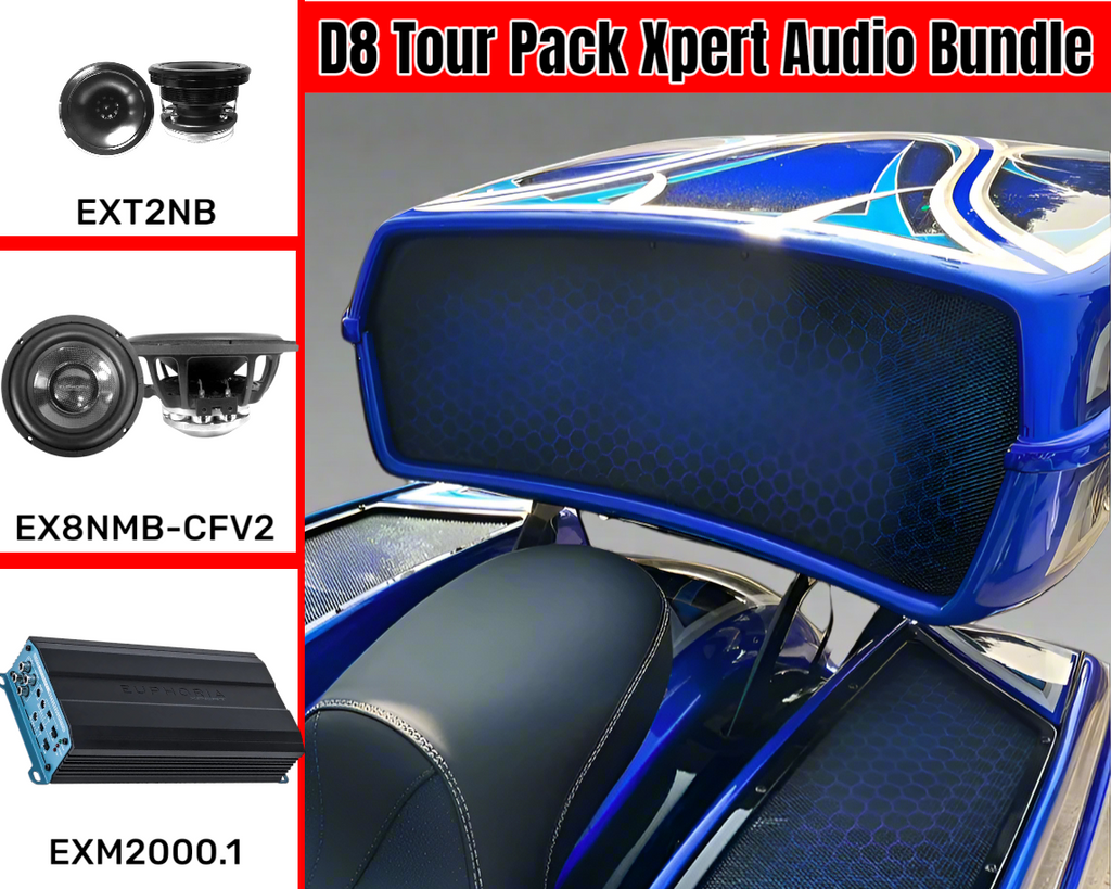 D8 Tour Pack Xpert Audio Bundle – Insane Asylum Motorsports D8 Tour Pack Xpert Audio Bundle – Insane Asylum Motorsports
