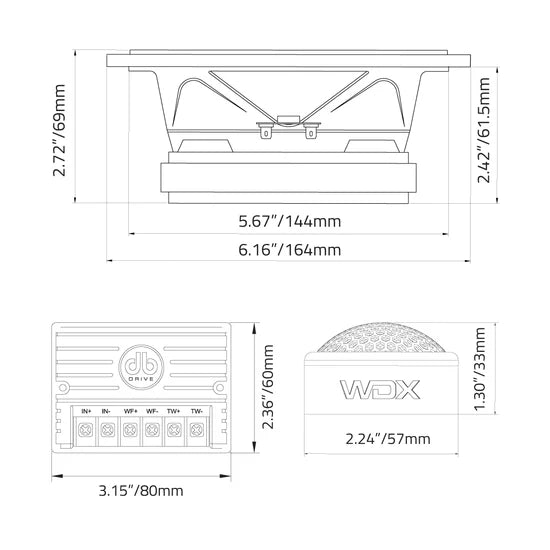 DB Drive WDX65C : 6.5